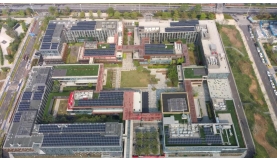 静安深港创新中心屋顶分布式光伏发电项目成功投运